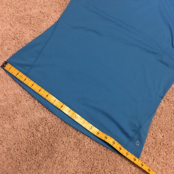 MEC Ocean Blue Sporty Muscle Shirt With Reflectors - Picture 14 of 15